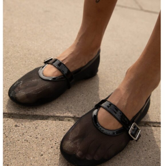 Mesh Ballet Flats Mesh - Picture 3 of 3